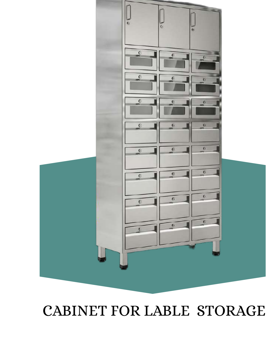 Cabinet For Label Storage